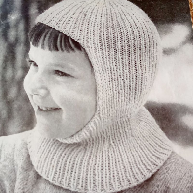 Childrens' Classic Manual Knitting & Crochet Vintage Pattern