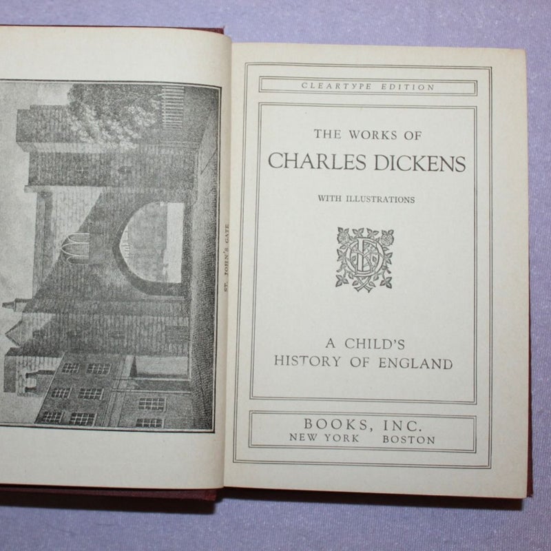 1868 printing of A Child’s History of England