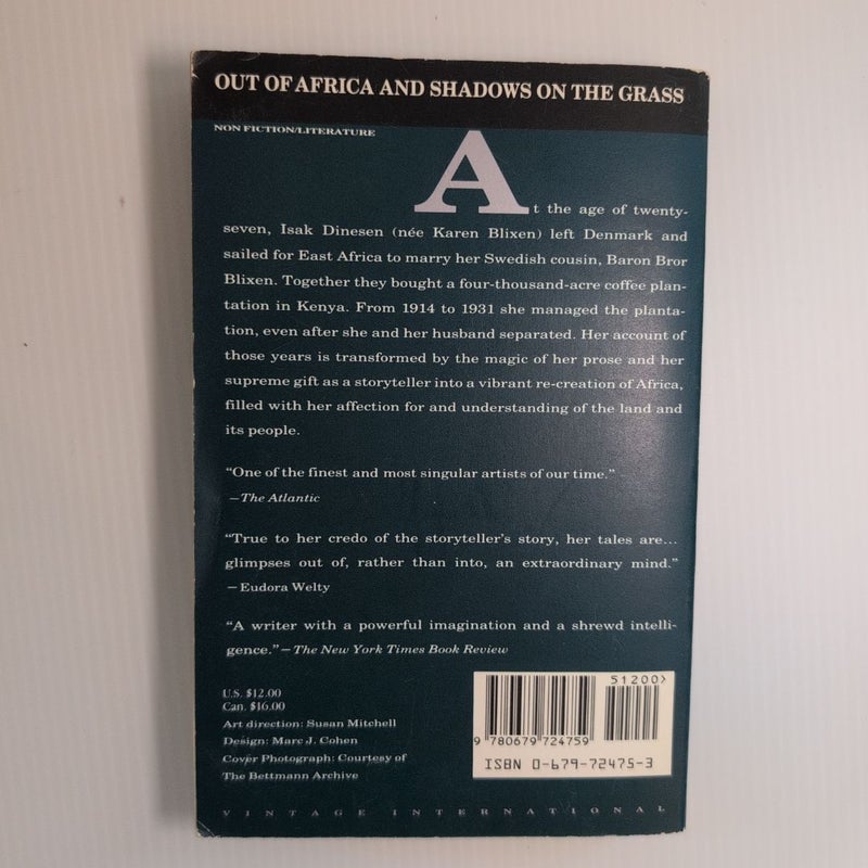 Out of Africa
