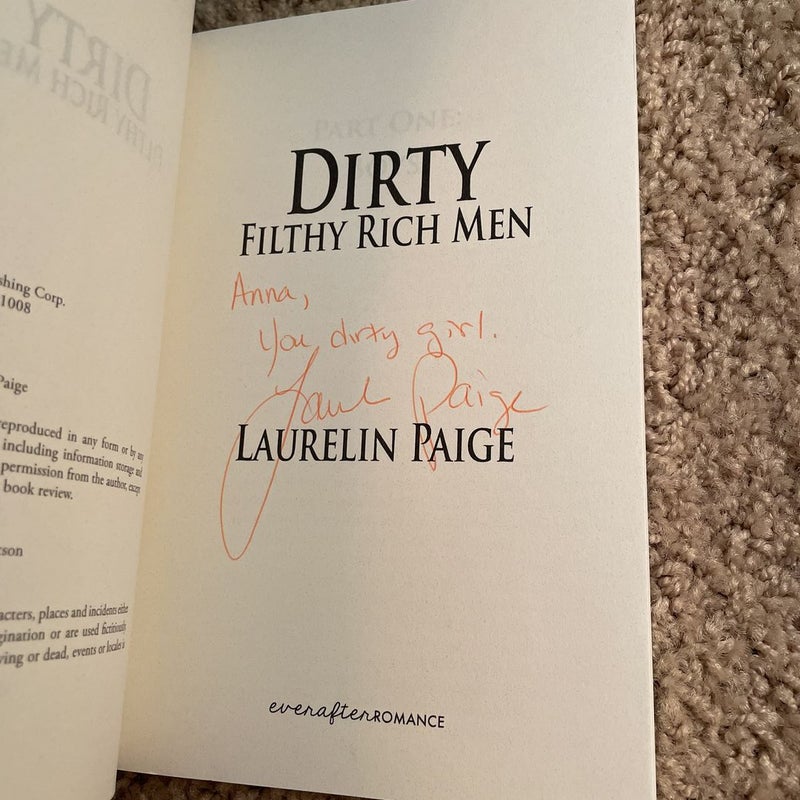 Dirty Filthy Rich Men (signed by the author)