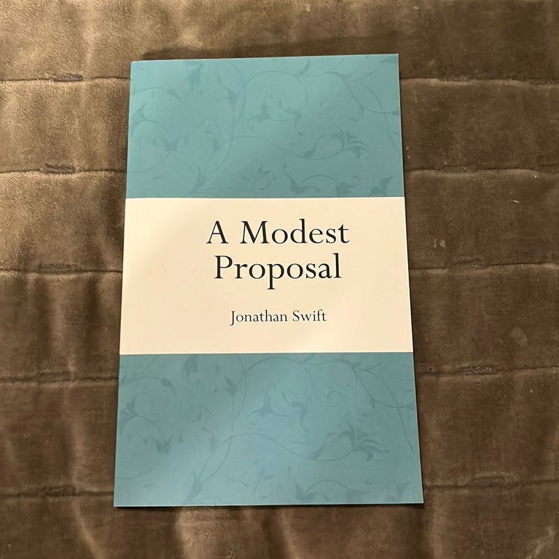 A Modest Proposal