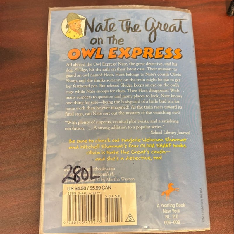 Nate the Great on the Owl Express