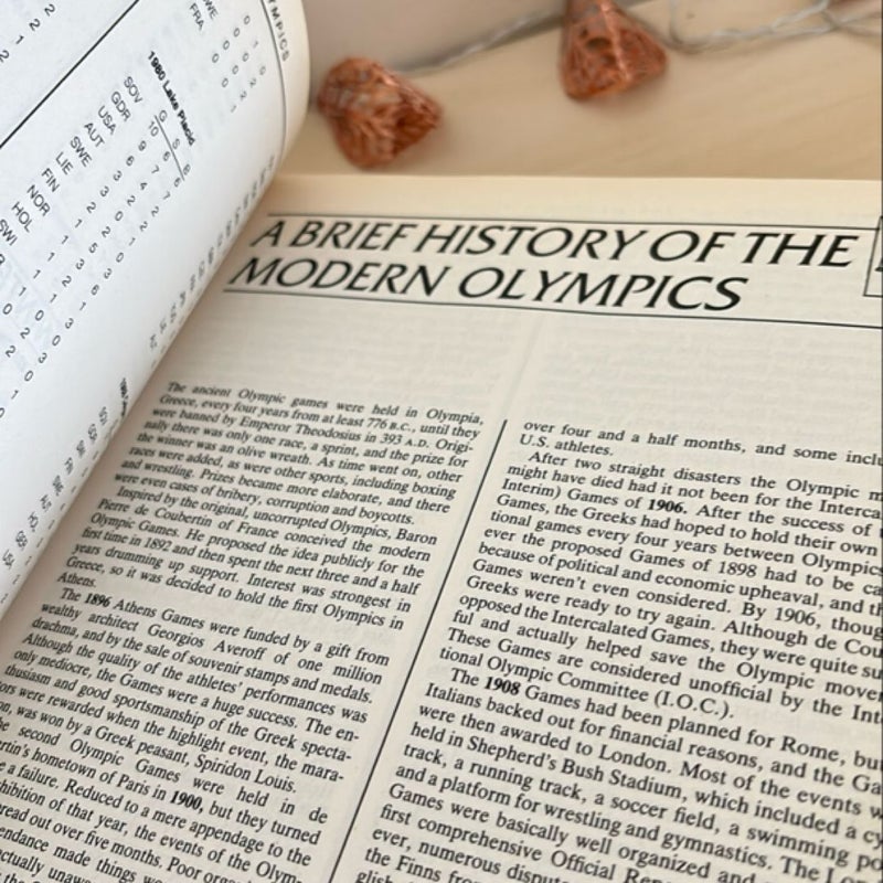 Complete Book of the Olympics, 1992