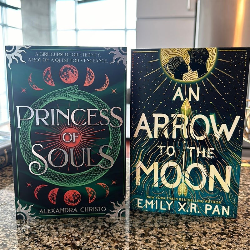 Princess of Souls & An Arrow to the Moon Fairyloot signed editions