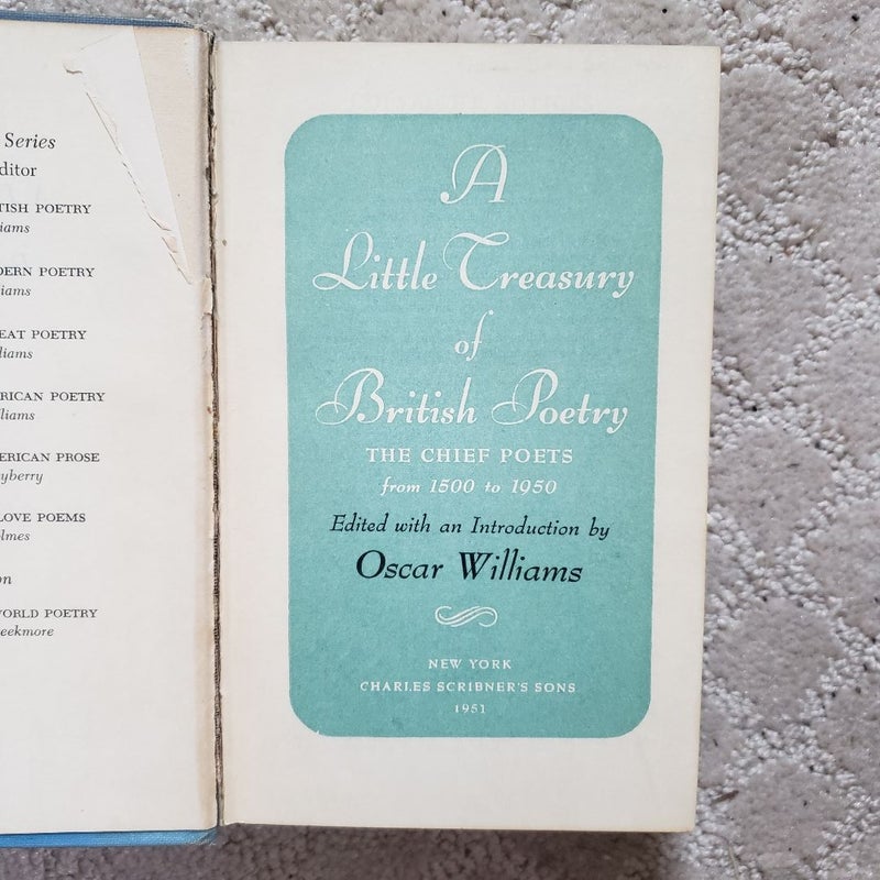 A Little Treasury of English Poetry (Scribner's Edition, 1951)