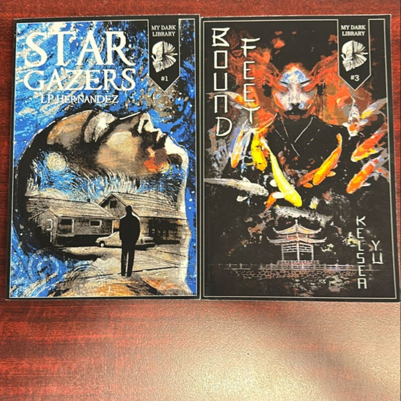 My Dark Library Bundle- Star Gazers by LP Hernandez and Bound Feet by Kelsea Yu