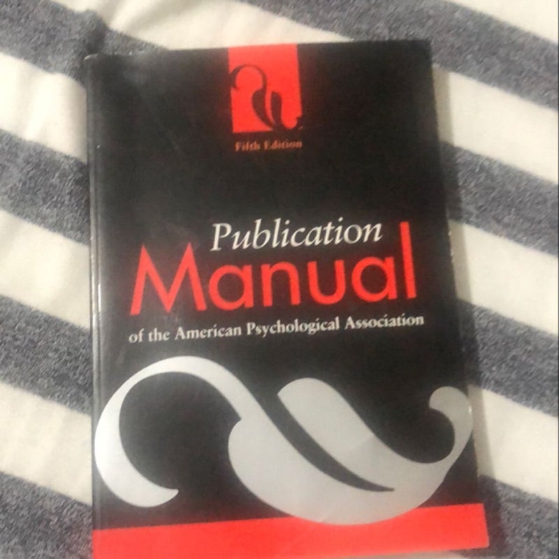 Publication Manual of the American Psychological Association