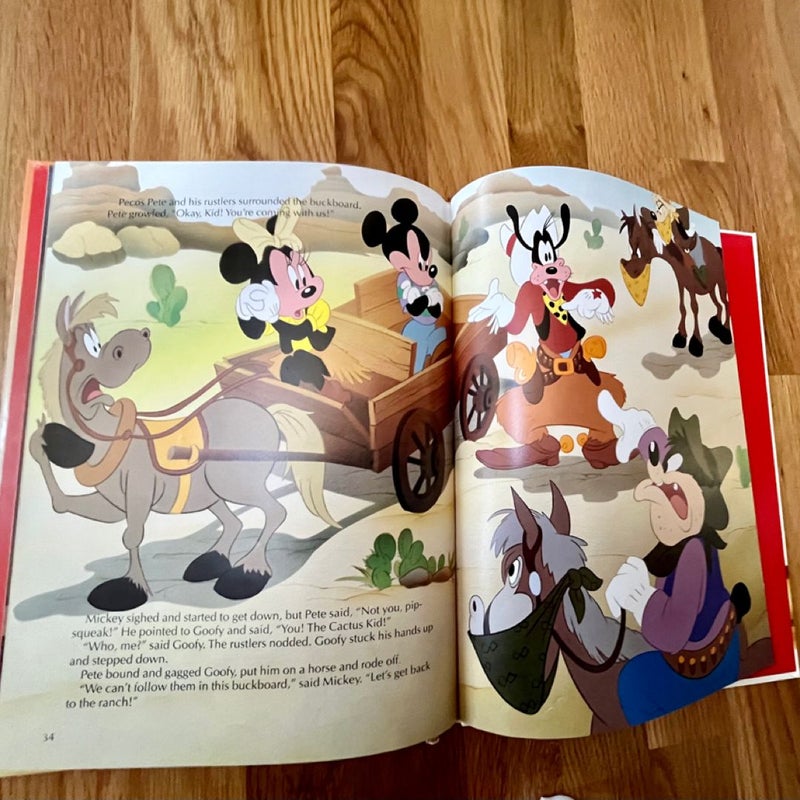 Set Disney Mickey Mouse vintage Picture Books Hardcover