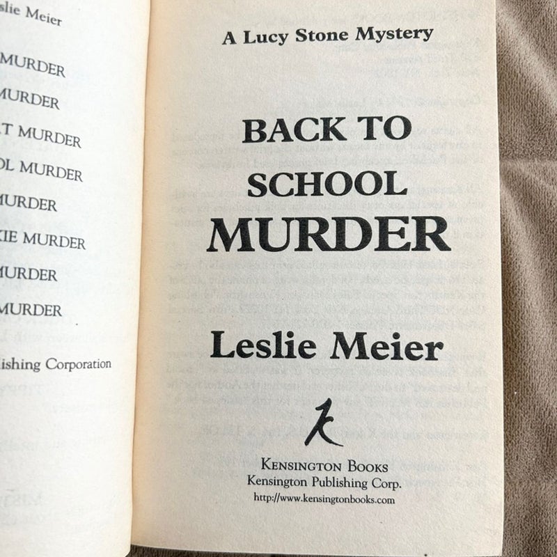 Back to School Murder 2869