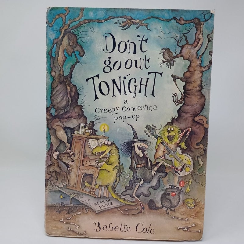 Don't Go Out Tonight pop-up book