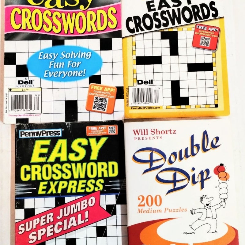 Sudoku & Crossword Lot Of 4 