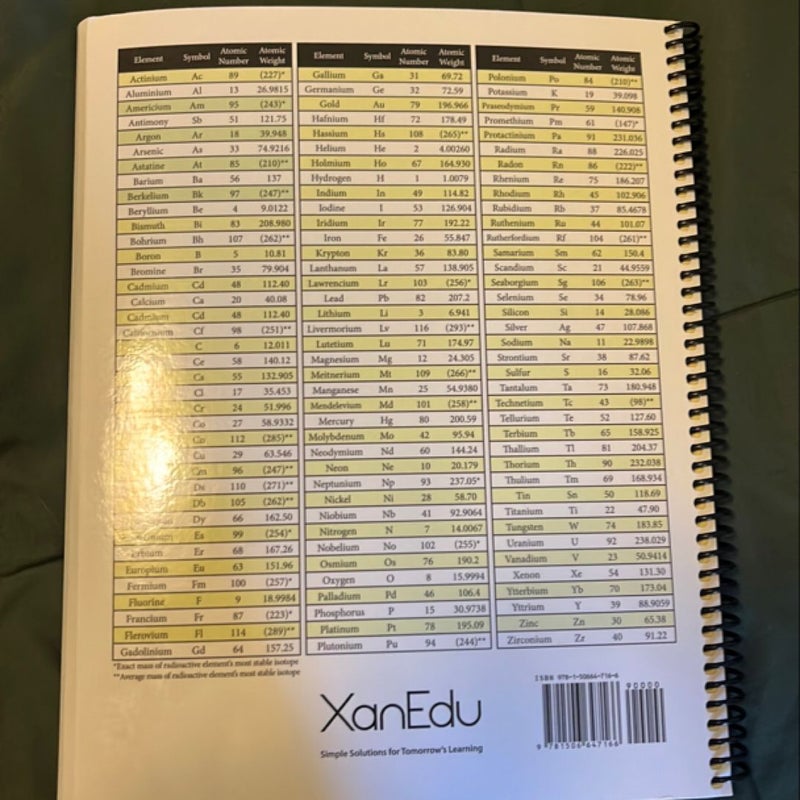 Student Lab Notebook Blank