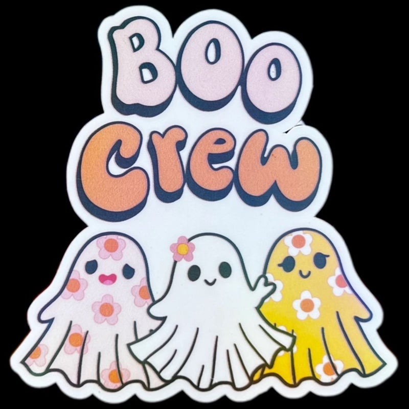 Boo Crew Pastel Ghost Sticker