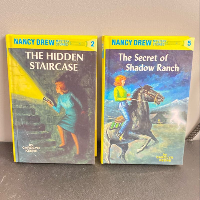 Nancy Drew Mystery Stories x 2