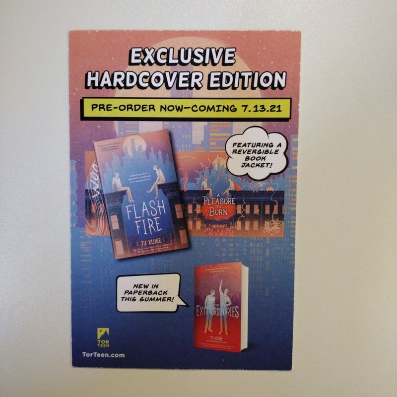 The Extraordinaries & Signed Flash Fire Card