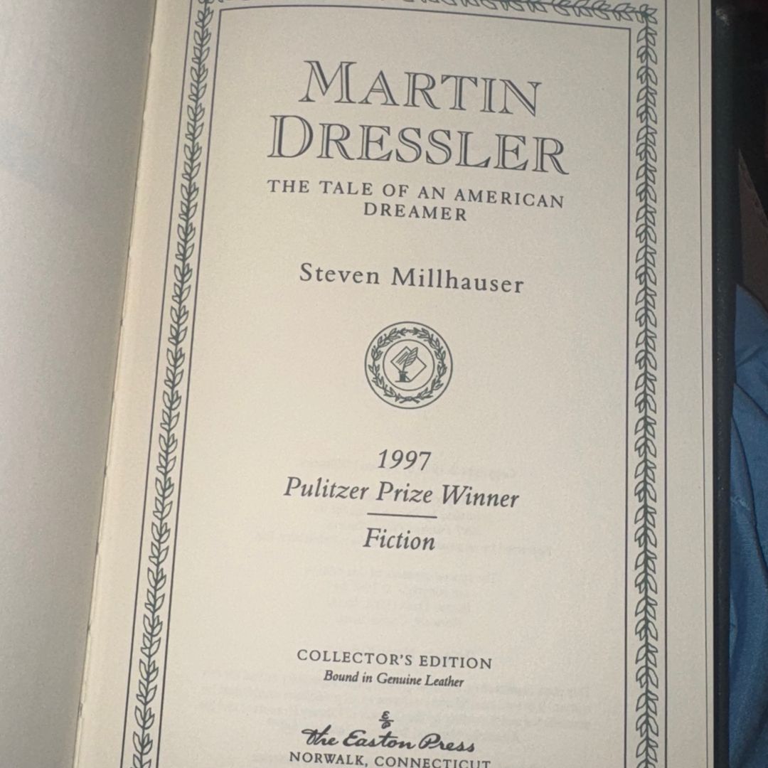 MARTIN DRESSLER THE TALE OF AN AMERICAN DREAMER