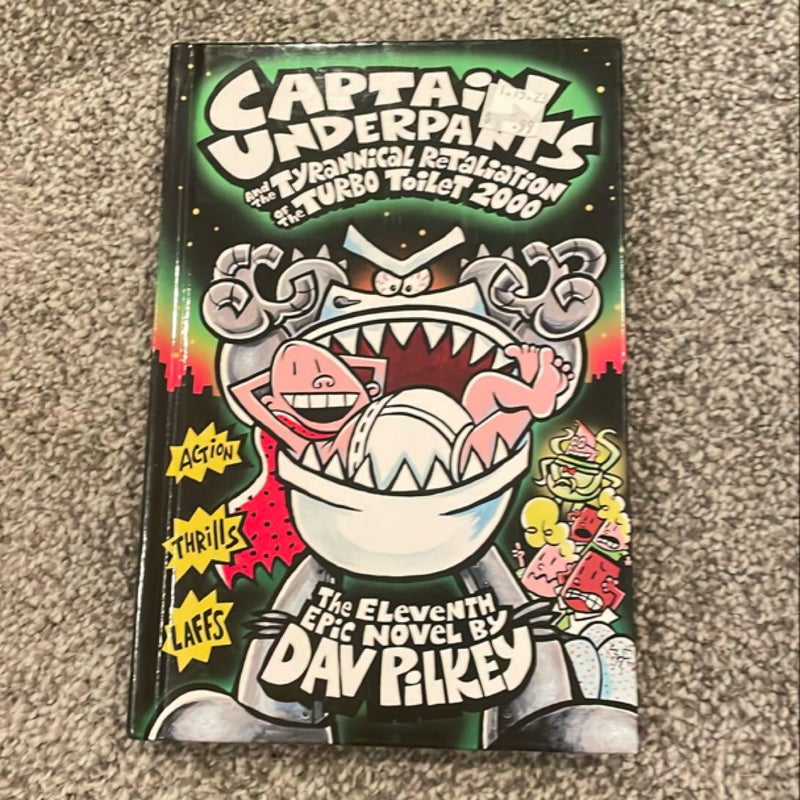 6 Captain Underpants Books 