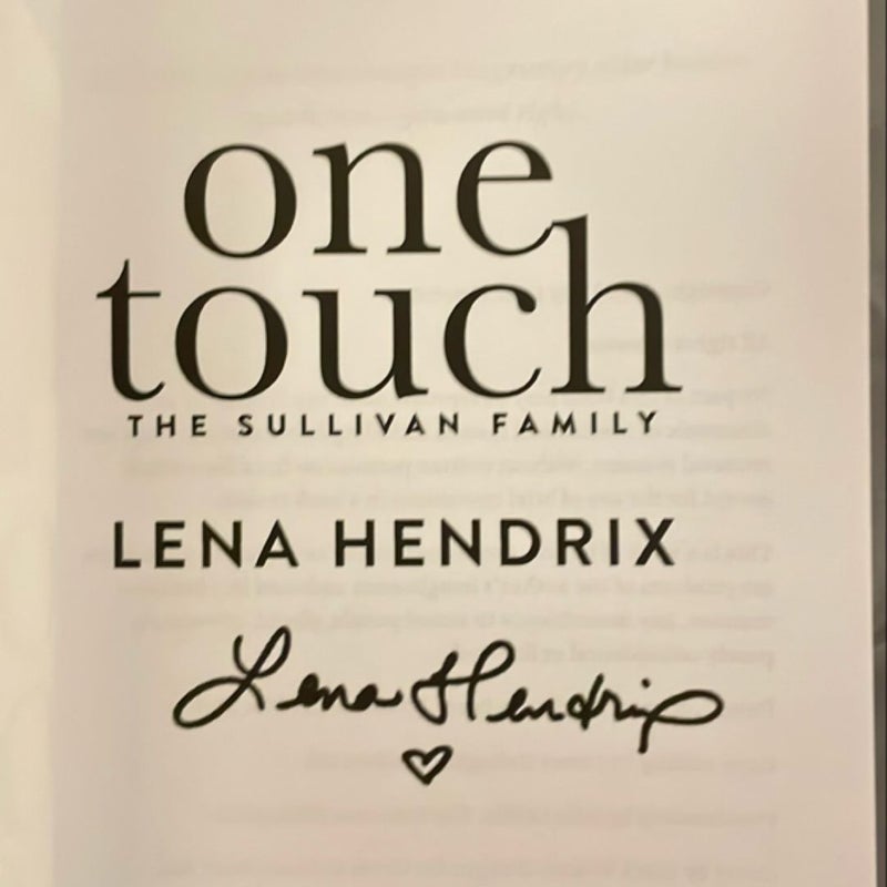 One touch (cover to cover edition)