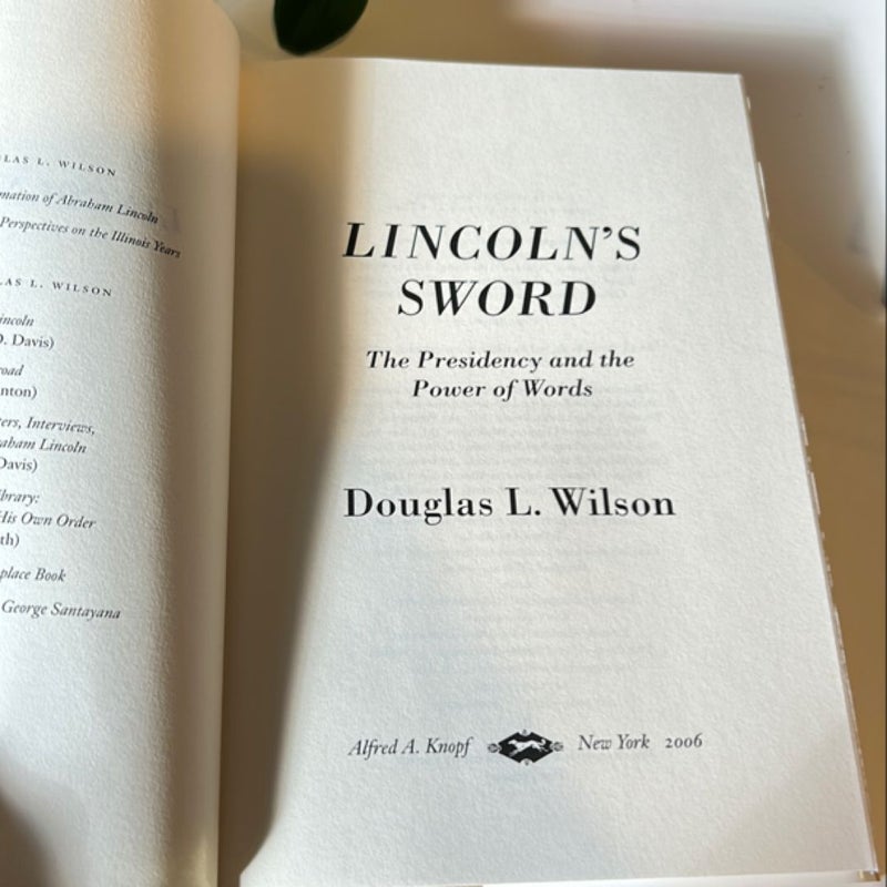 Lincoln's Sword