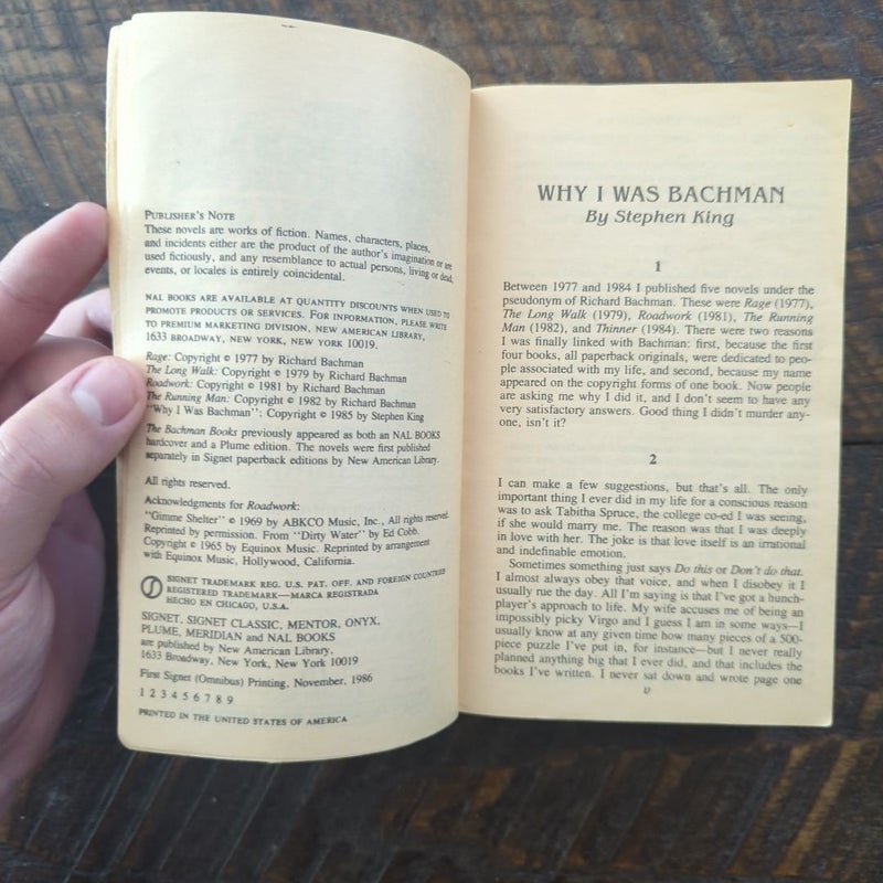 The Bachman Books -1st Edition/1st Printing