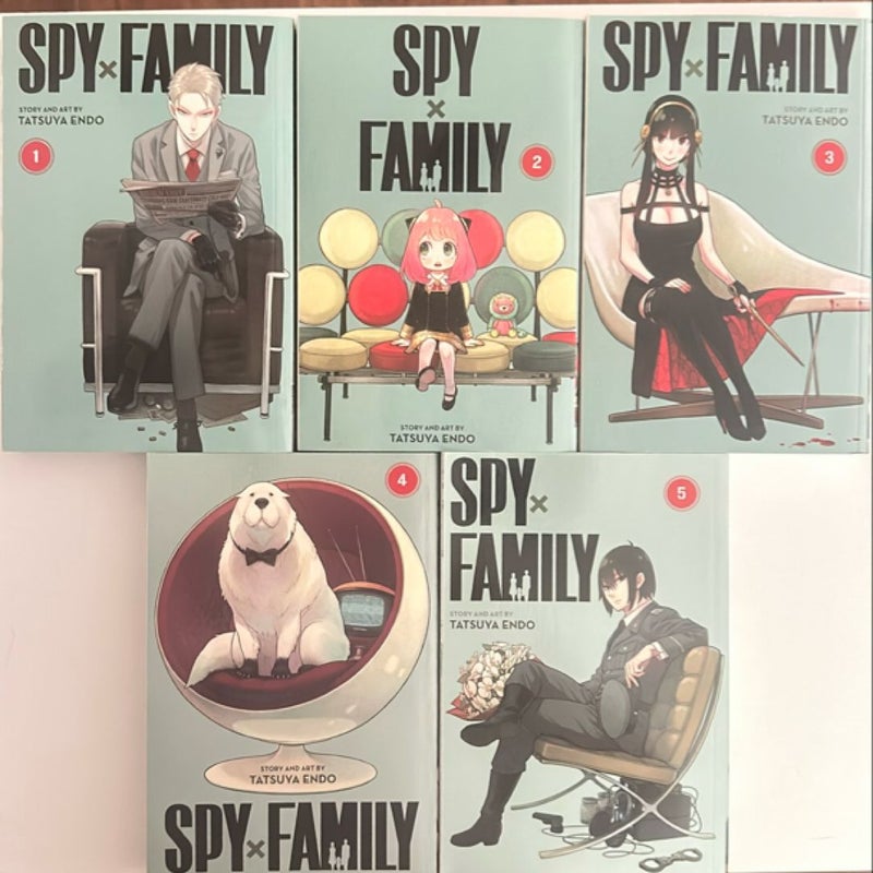 Spy X Family, Vol. 1 through Vol. 5