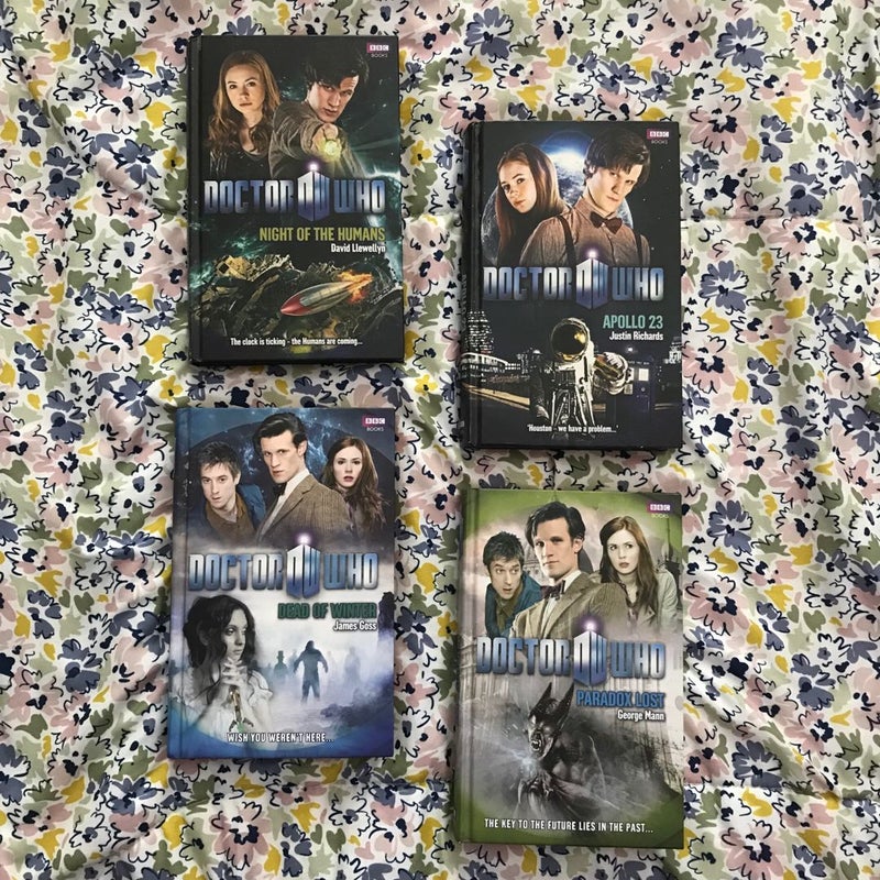 Doctor Who 4-Book Collection (Night of the Humans, Apollo 23, Dead of Winter, & Paradox Lost)