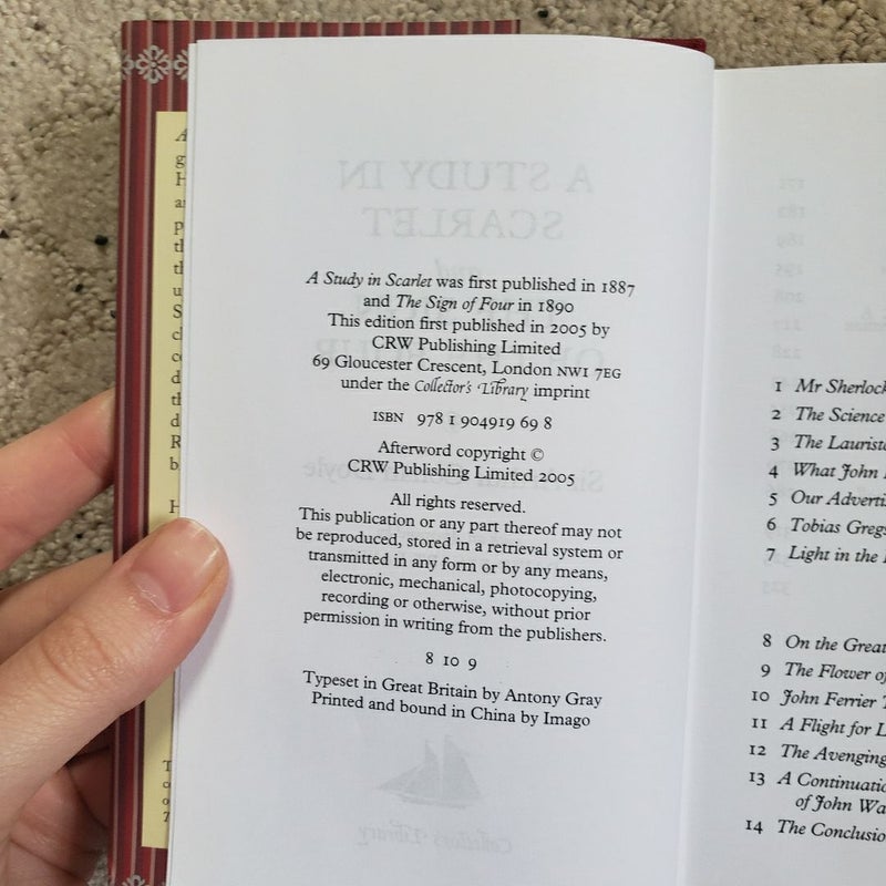 A Study in Scarlet and the Sign of the Four (Collector's Library Edition, 2005)