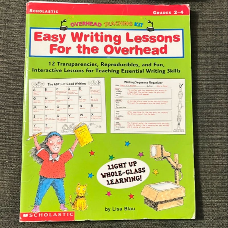 Easy Writing Lessons for the Overhead - Grades 2-4