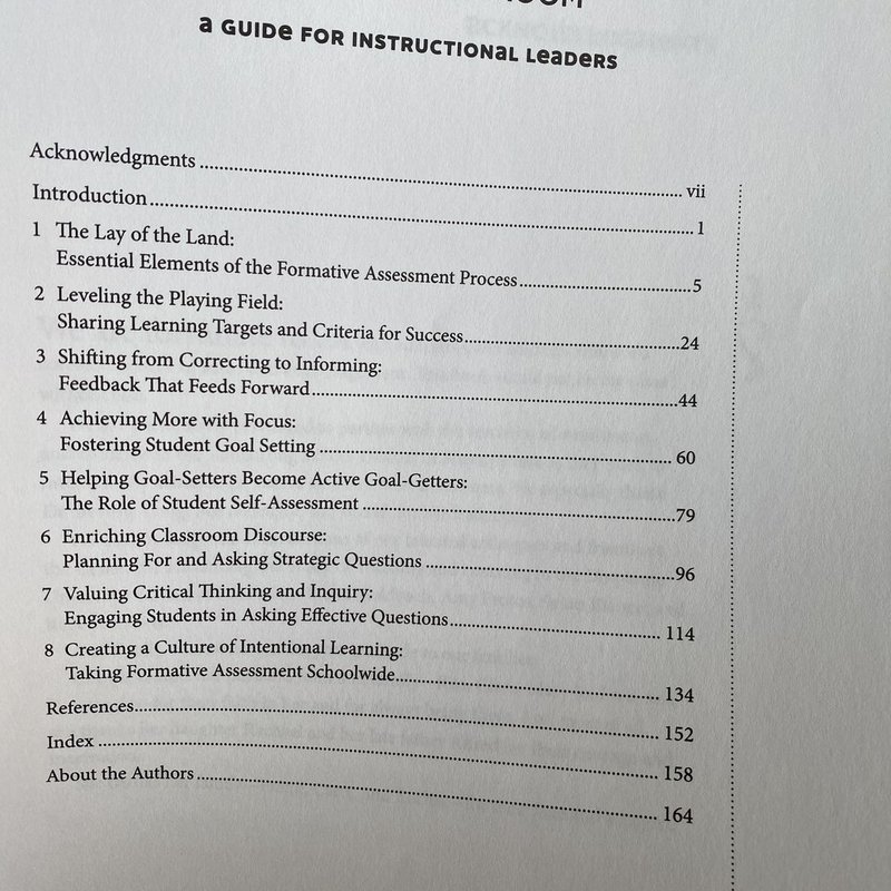 Advancing Formative Assessment in Every Classroom by Connie M. Moss ...