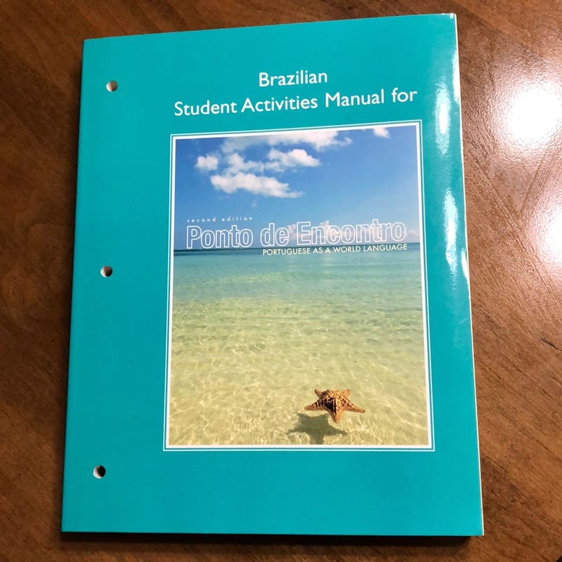 Brazilian Student Activities Manual for Ponto de Encontro