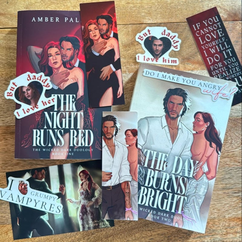 The Wicked Dark Duology (The Night Runs Red & The Day Burns Bright)