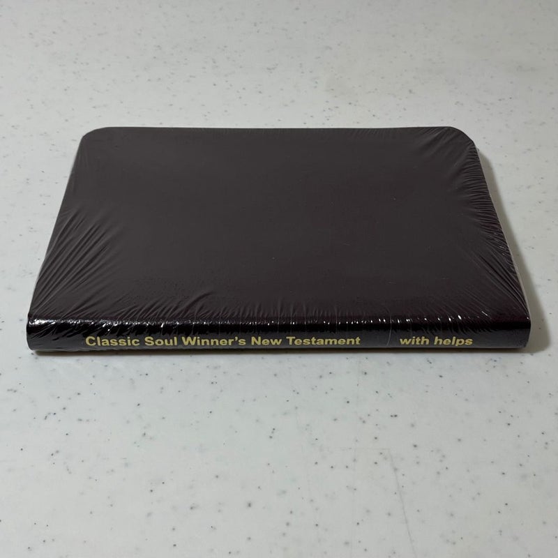 Classic Soul Winner's New Testament with Helps (KJV) Burgundy Bonded Leather