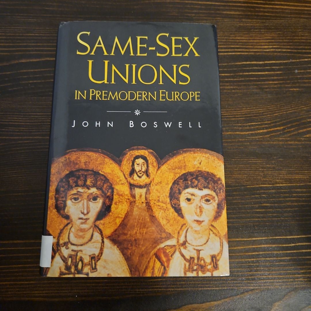 Same-Sex Unions in Premodern Europe