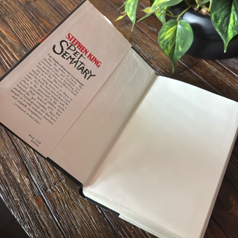 Pet Sematary - 1st Edition Book Club Edition - Doubleday Press