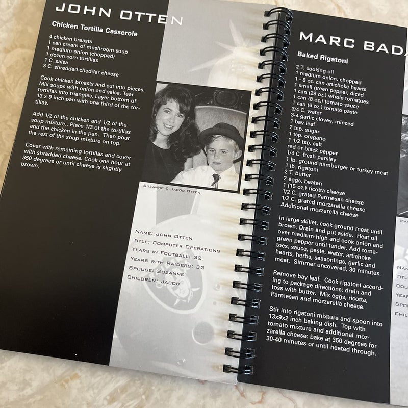 Just Cook Baby! Winning Recipes from Players, Coaches, and the Staff of the Oakland Raiders 