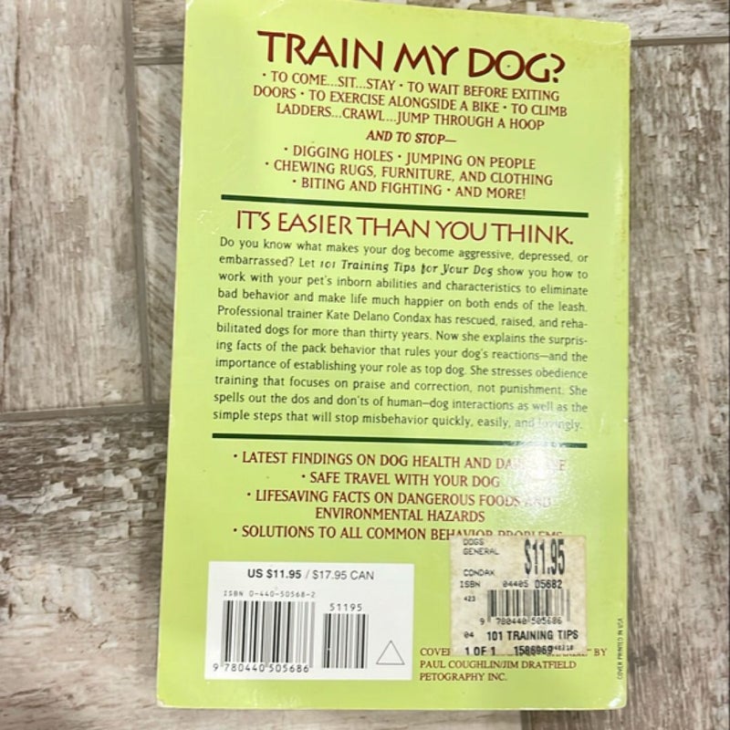 101 Training Tips for Your Dog