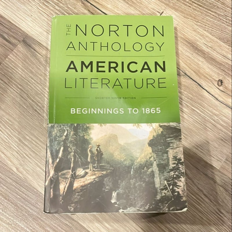 The Norton Anthology of American Literature