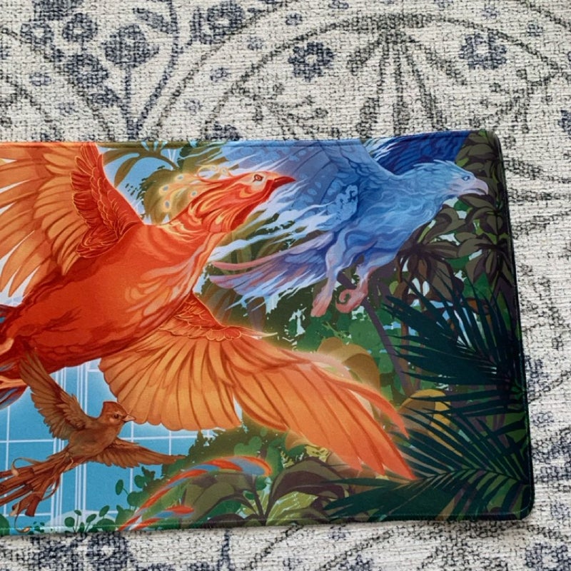 The Phoenix Keeper Desk Mat - Illumicrate