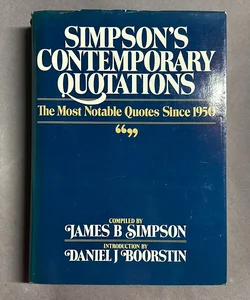 Simpson's Contemporary Quotations