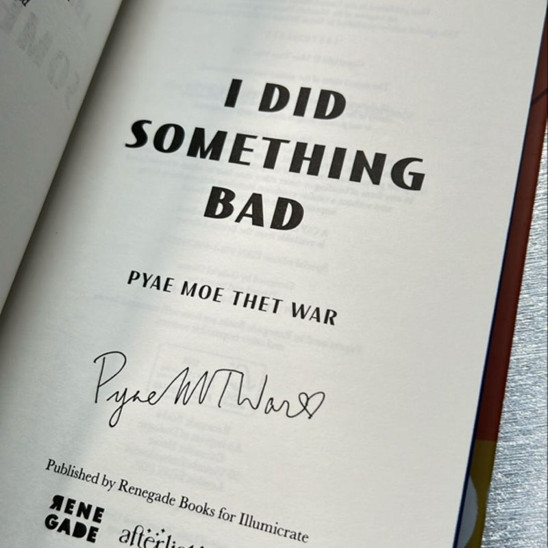 I Did Something Bad (Afterlight Exclusive - Signed)