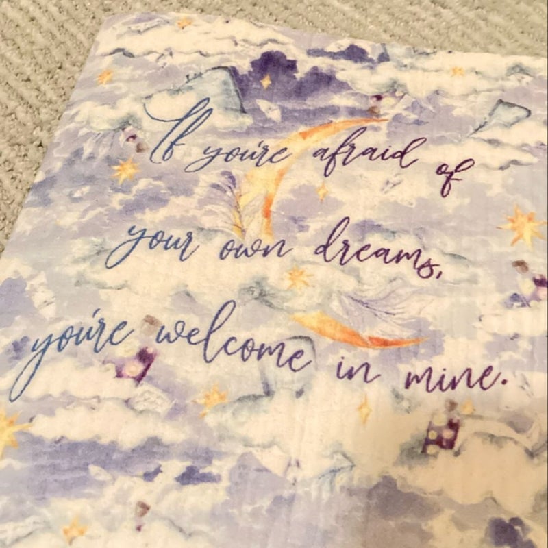 OwlCrate Strange the Dreamer reusable dish cloth