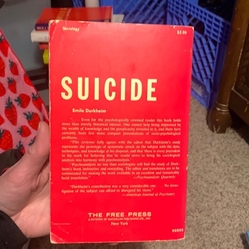 SUICIDE-A Study In Sociology