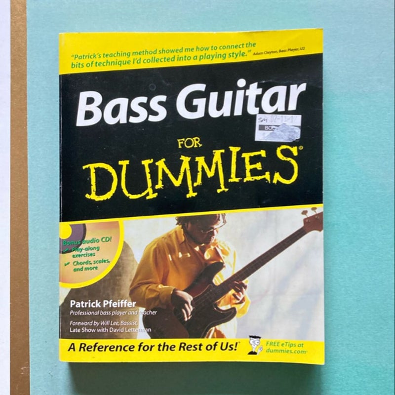 Bass Guitar for Dummies, Book + Online Video and Audio Instruction