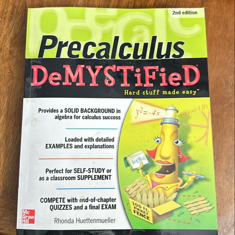 Pre-Calculus Demystified, Second Edition