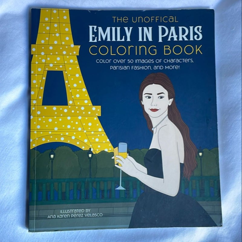 The Unofficial Emily in Paris Coloring Book