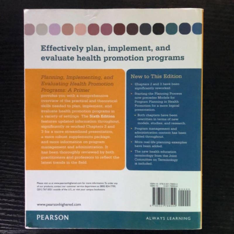 Planning, Implementing, and Evaluating Health Promotion Programs by ...