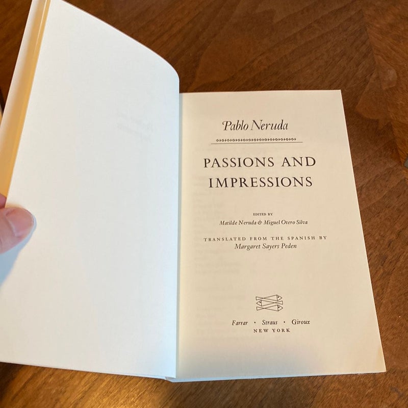 Passions and Impressions
