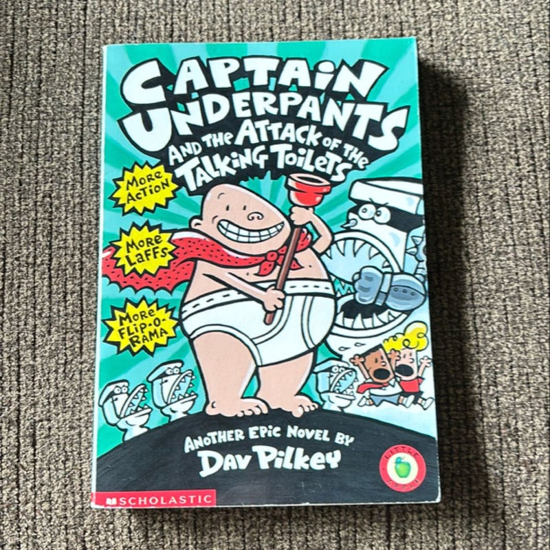 Captain underpants, and the attack of the talking toilets