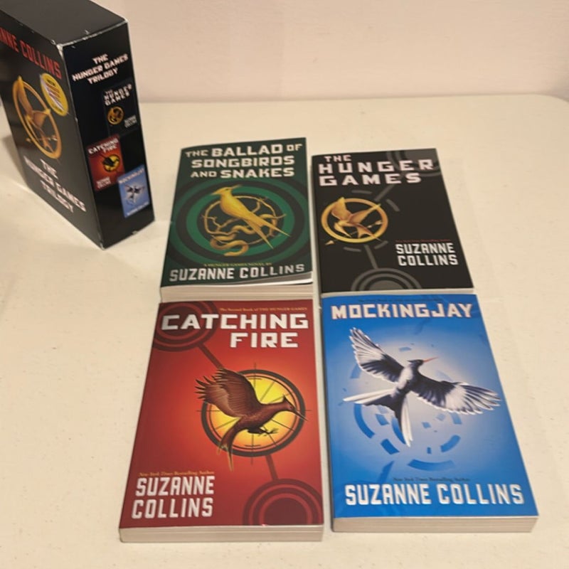 The Hunger Games Trilogy Collection and the Ballad of Songbirds and Snakes