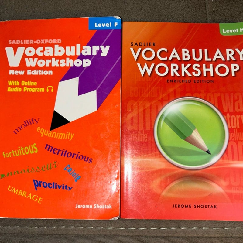 Sadlier Student Edition Vocabulary Workbooks
